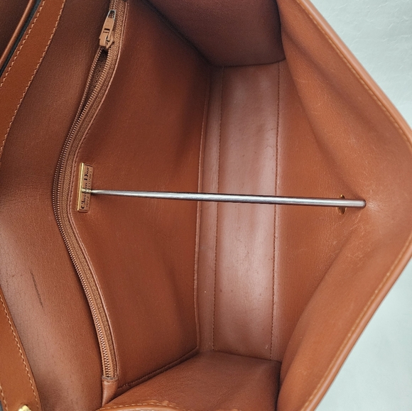 Auth Christian Dior Vintage Brown Crossbody/Cluth Bag - Picture 6 of 15